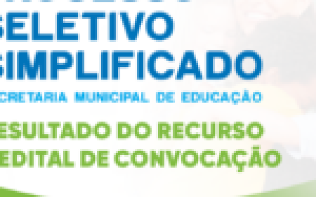 SEMED convoca candidatos do Processo Seletivo para escolha do local de atuação
