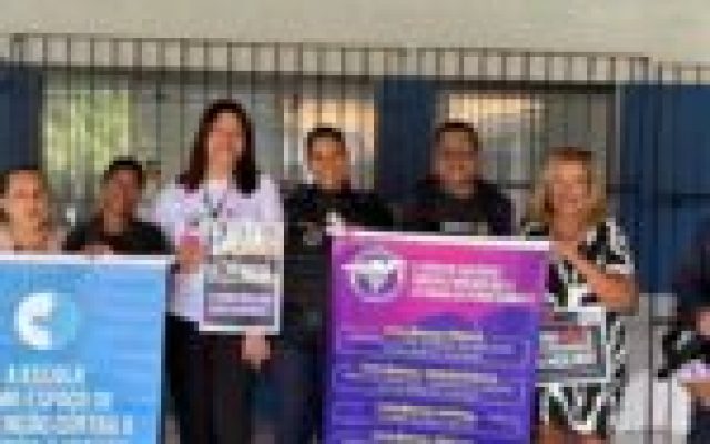 Prefeitura aldeense promove ações de prevenção à violência contra a mulher nas escolas municipais